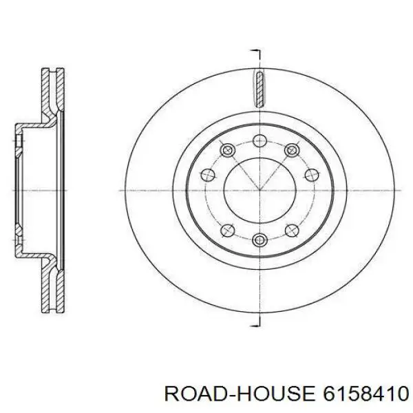 61584.10 Road House freno de disco delantero