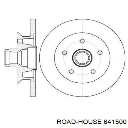 641500 Road House freno de disco delantero