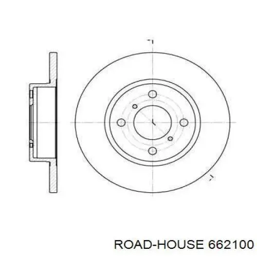 662100 Road House freno de disco delantero