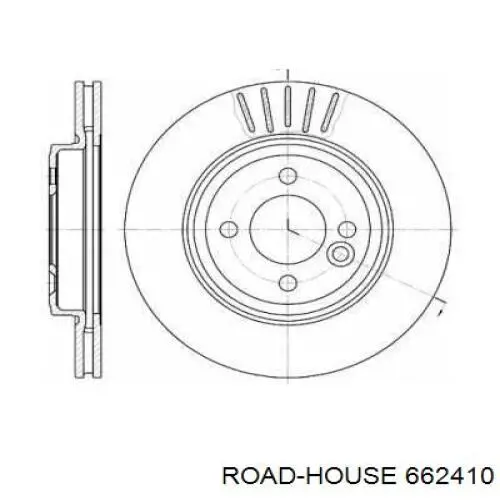 6624.10 Road House freno de disco delantero