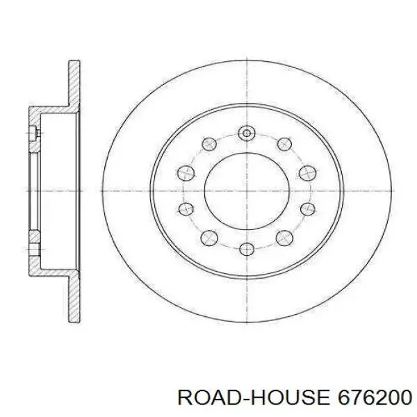 676200 Road House disco de freno trasero