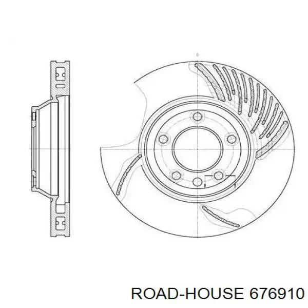 6769.10 Road House freno de disco delantero