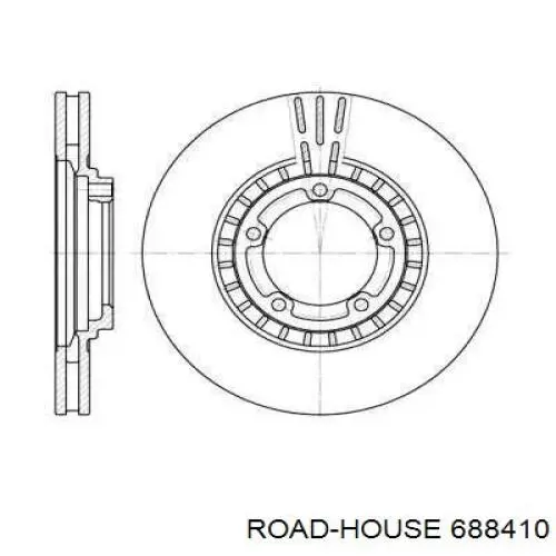 6884.10 Road House freno de disco delantero