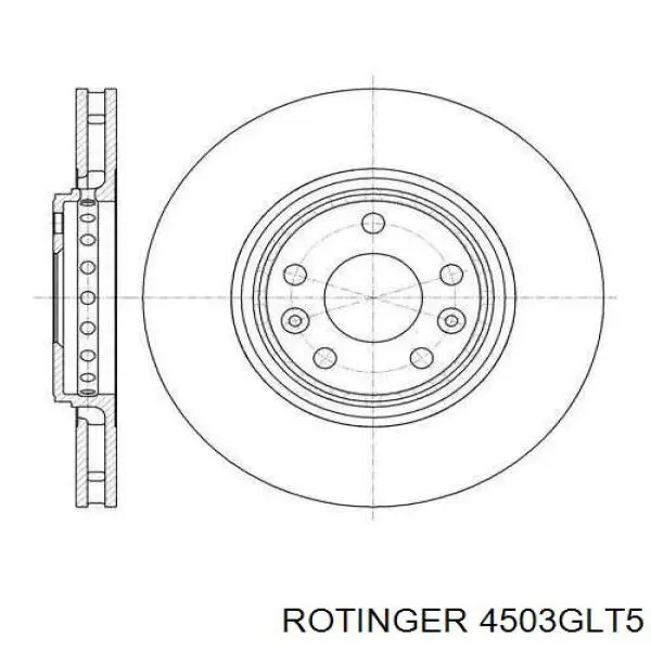 4503GLT5 Rotinger freno de disco delantero