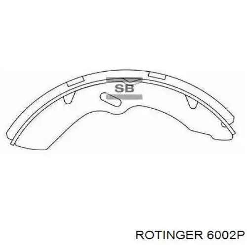 6002P Rotinger freno de tambor trasero