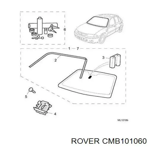  Parabrisas para Rover 200 RF