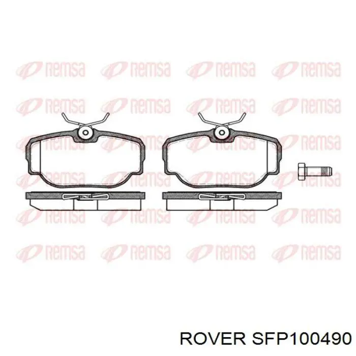 SFP100490 Rover pastillas de freno traseras