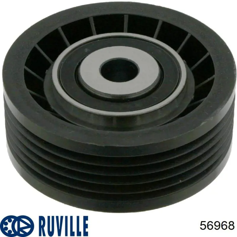 56968 Ruville rodillo, correa trapecial poli v