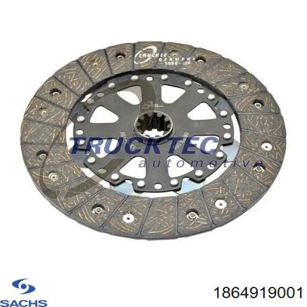 1864 919 001 Sachs disco de embrague