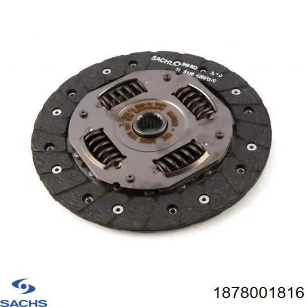 1878001816 Sachs disco de embrague