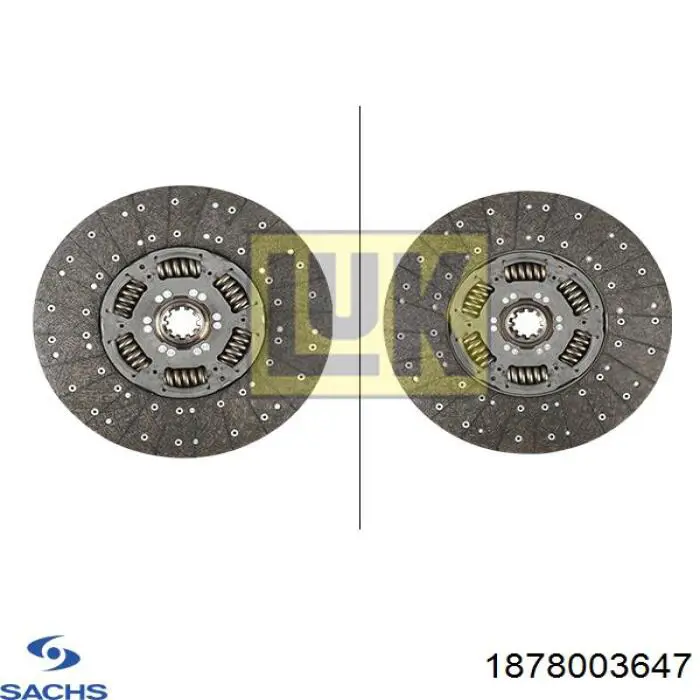 1878003647 Sachs disco de embrague