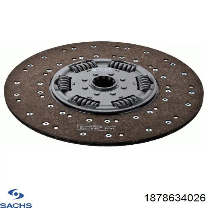 1878 634 026 Sachs disco de embrague