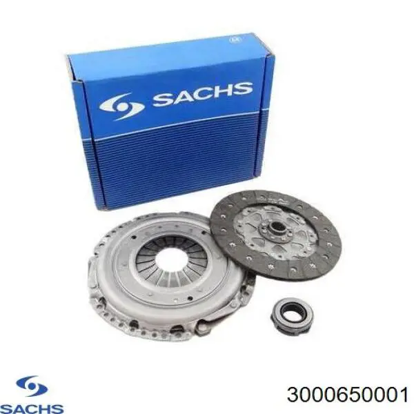 3000650001 Sachs kit de embrague (3 partes)