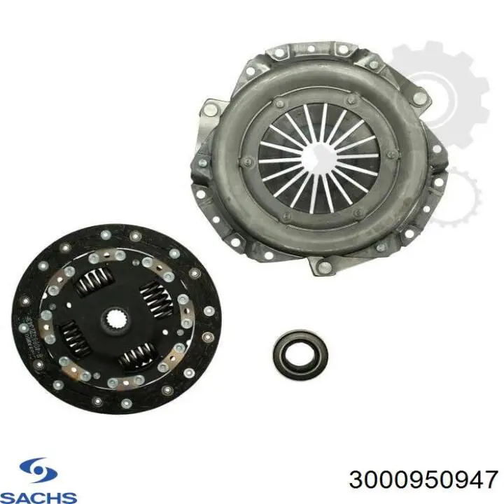 3000950947 Sachs kit de embrague (3 partes)