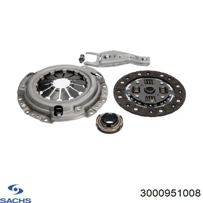 3000 951 008 Sachs kit de embrague (3 partes)