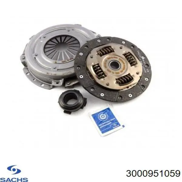 3000 951 059 Sachs kit de embrague (3 partes)