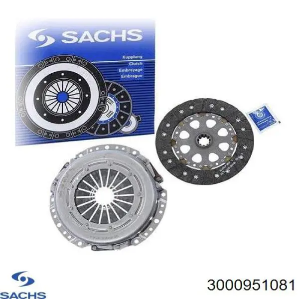 3000951081 Sachs kit de embrague (3 partes)