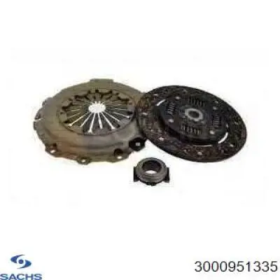 3000951335 Sachs kit de embrague (3 partes)