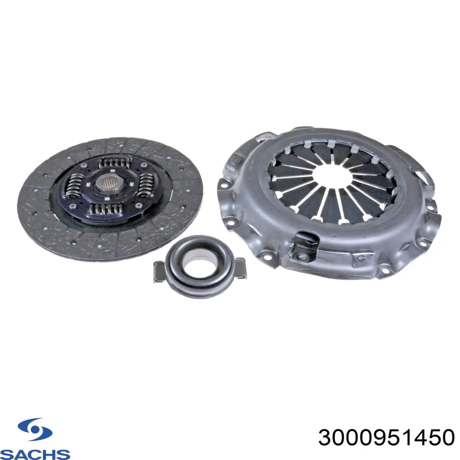 3000 951 450 Sachs kit de embrague (3 partes)