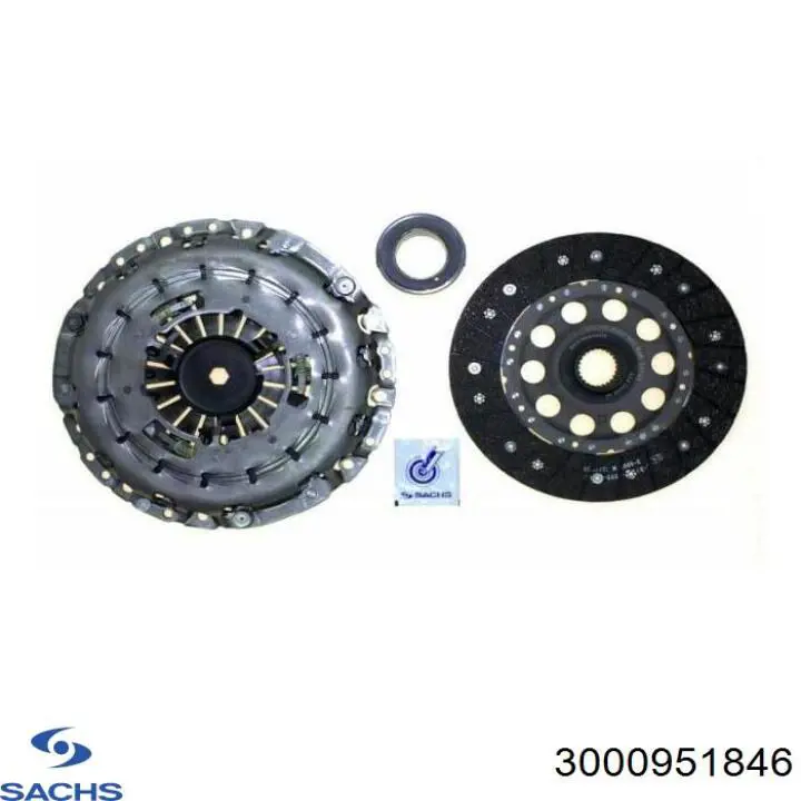 3000 951 846 Sachs kit de embrague (3 partes)