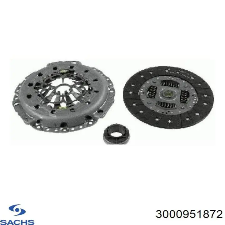 3000 951 872 Sachs kit de embrague (3 partes)