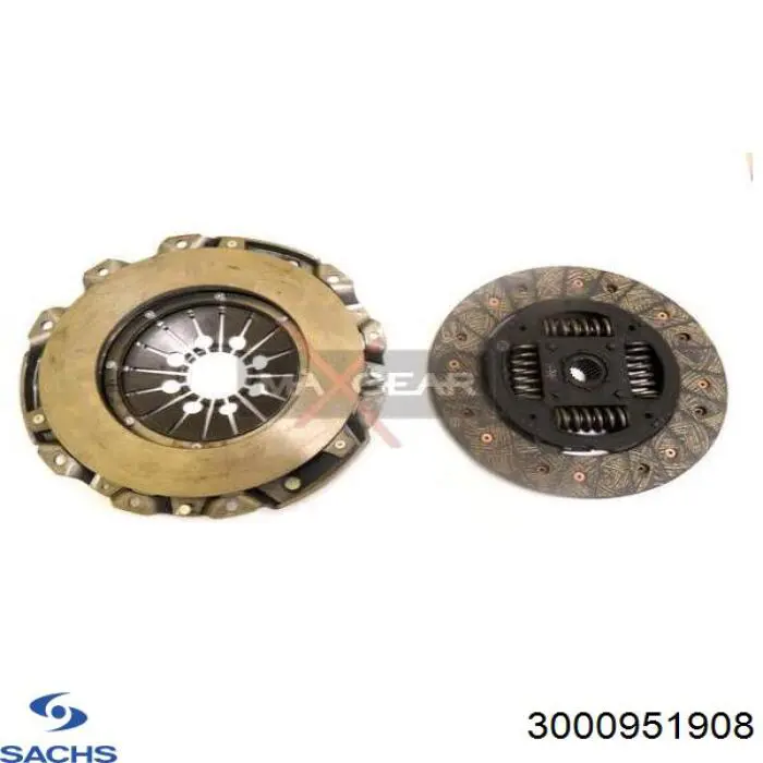 3000 951 908 Sachs kit de embrague (3 partes)