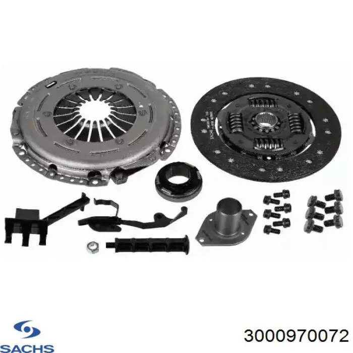 3000 970 072 Sachs kit de embrague (3 partes)