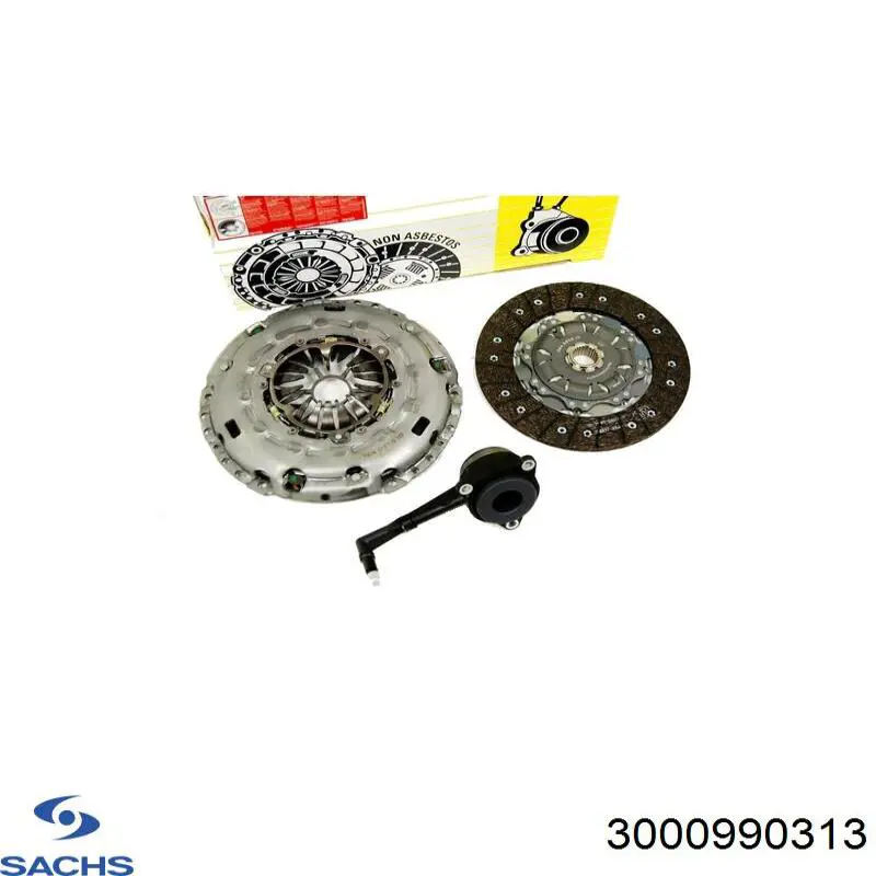 3000990313 Sachs kit de embrague (3 partes)