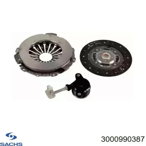 3000990387 Sachs kit de embrague (3 partes)