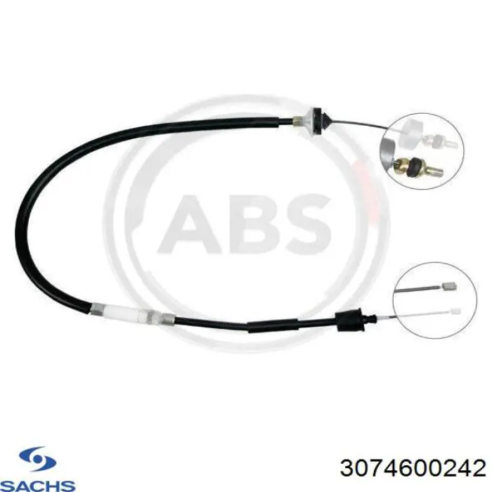 3074 600 242 Sachs cable de embrague