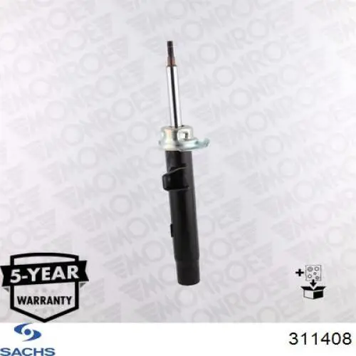 311 408 Sachs amortiguador delantero derecho