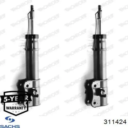 311424 Sachs amortiguador delantero izquierdo