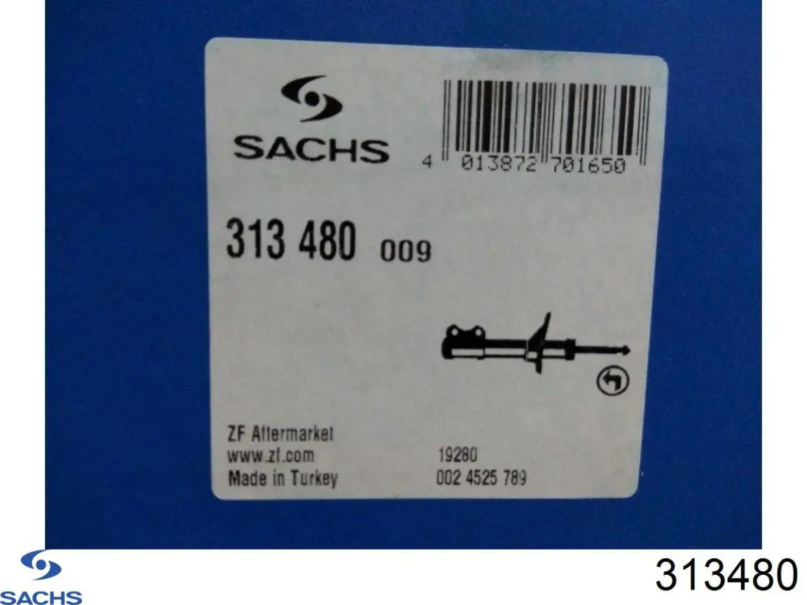 313 480 Sachs amortiguador delantero izquierdo