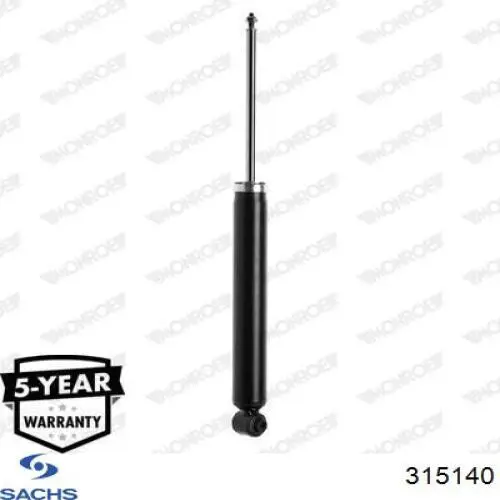 315 140 Sachs amortiguador trasero