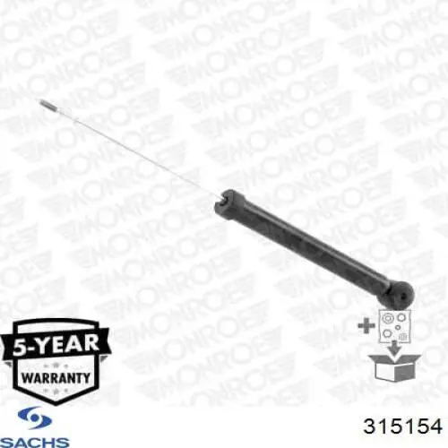 315 154 Sachs amortiguador trasero