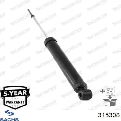 315 308 Sachs amortiguador trasero