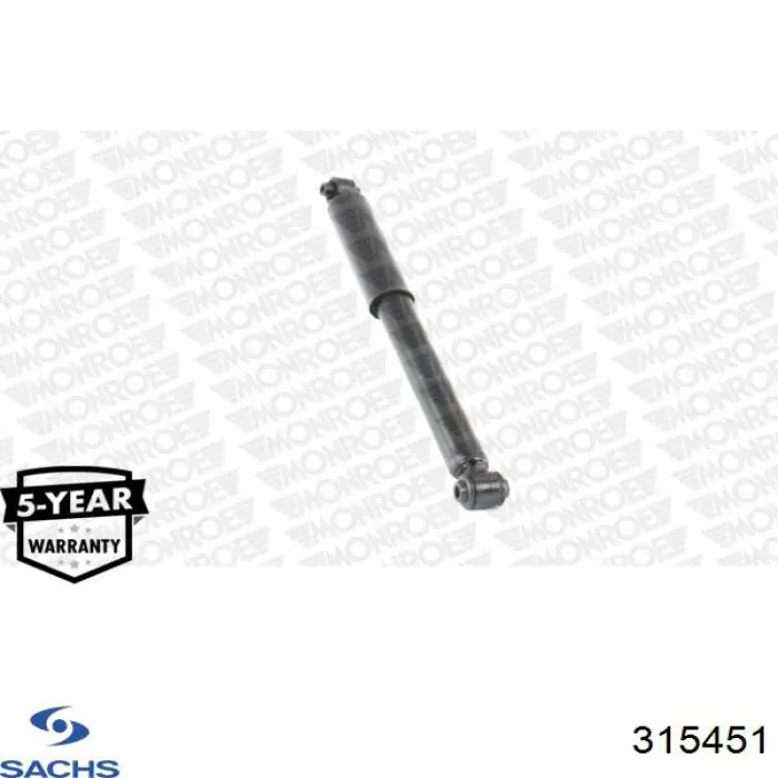 315 451 Sachs amortiguador trasero