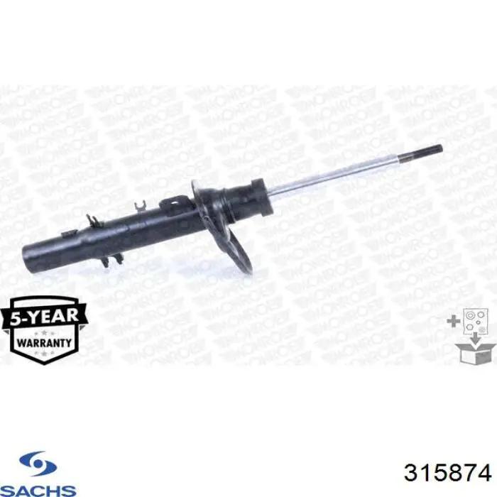 315 874 Sachs amortiguador delantero izquierdo