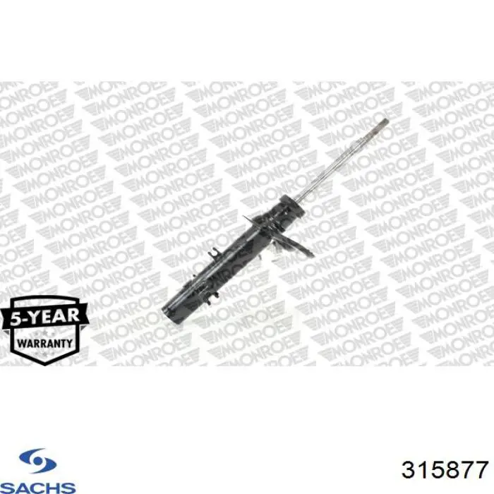 315877 Sachs amortiguador delantero derecho