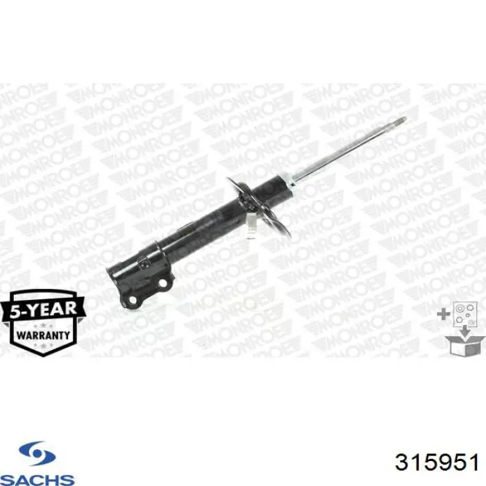 315 951 Sachs amortiguador delantero derecho