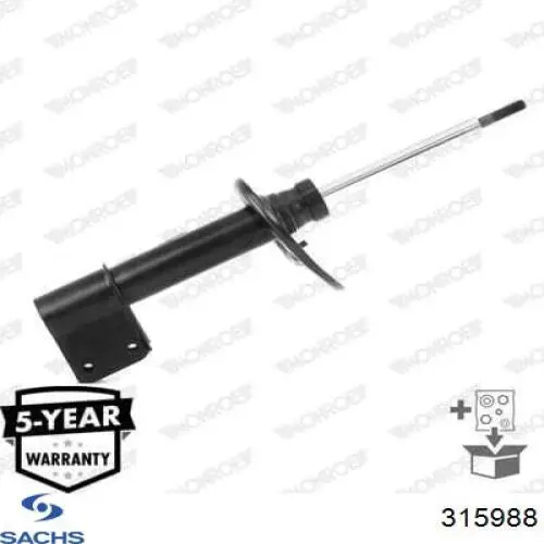 315 988 Sachs amortiguador delantero izquierdo