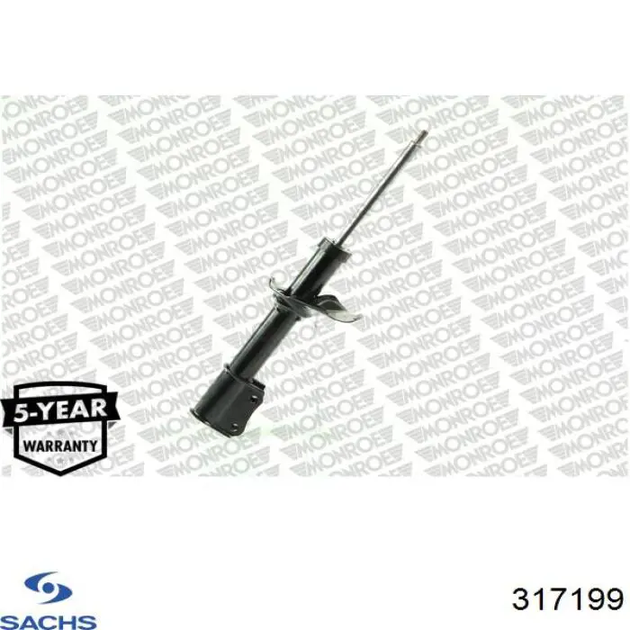 317 199 Sachs amortiguador trasero izquierdo