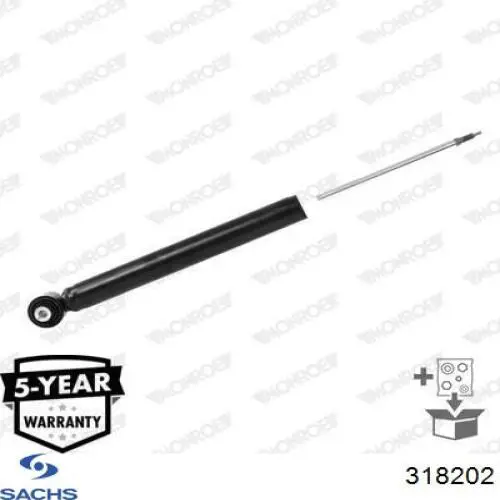 318 202 Sachs amortiguador trasero