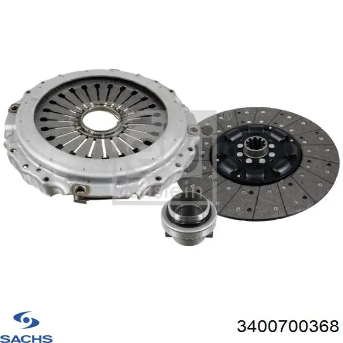 3400700368 Sachs kit de embrague (3 partes)