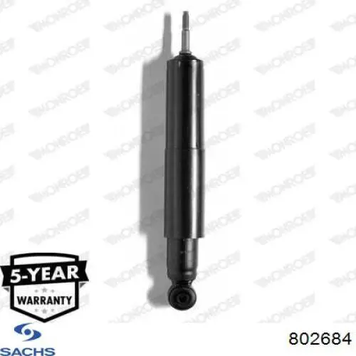 802684 Sachs soporte amortiguador trasero derecho