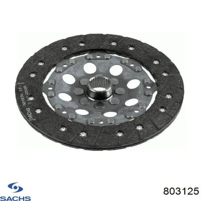 803 125 Sachs soporte amortiguador delantero izquierdo