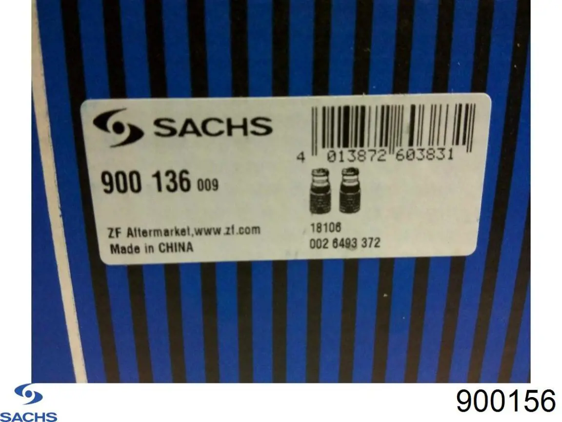 900 156 Sachs tope de amortiguador trasero, suspensión + fuelle