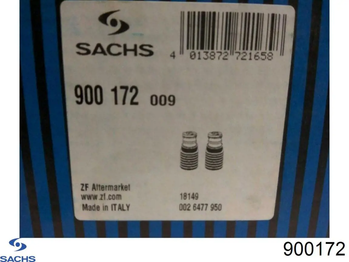 900 172 Sachs tope de amortiguador delantero, suspensión + fuelle