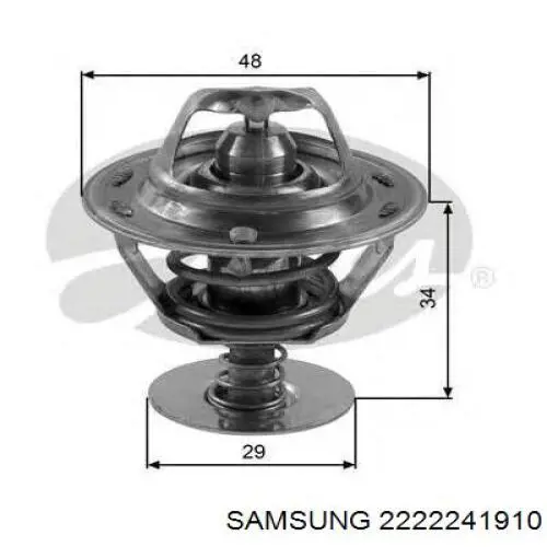  Termostato, refrigerante para Nissan Almera B10RS