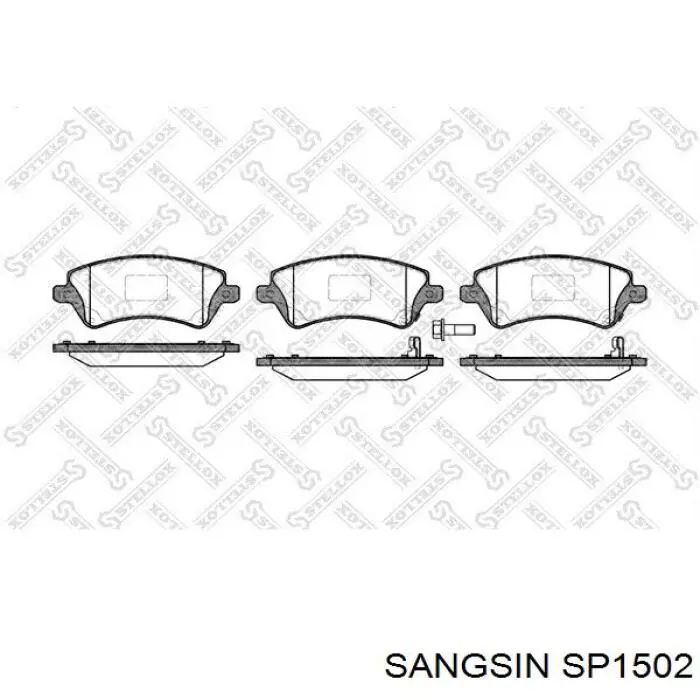 SP1502 Sangsin pastillas de freno delanteras